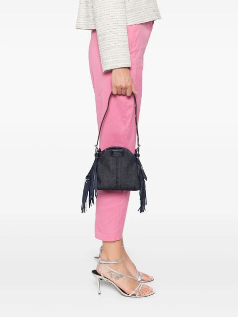 Maje Miss M denim micro bag - Blue - zdjęcie produktu nr 2