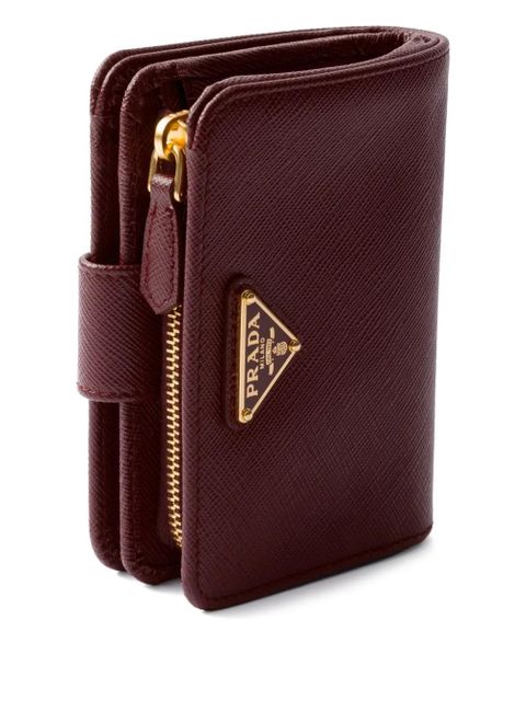 Prada small Saffiano leather wallet - Red - zdjęcie produktu nr 2