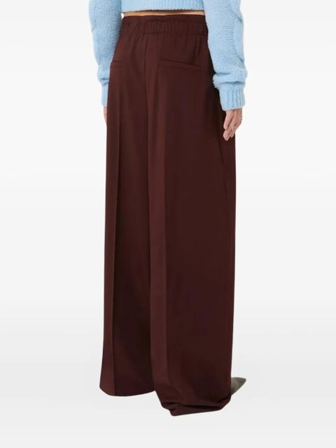 Sportmax double-belt wide-leg trousers - Red - zdjęcie produktu nr 2