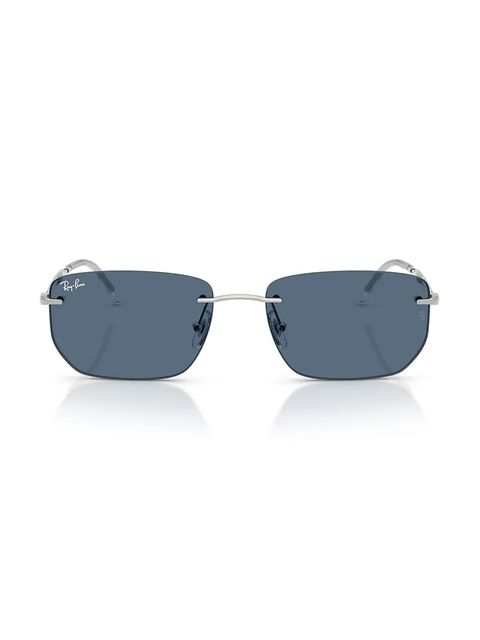 Ray-Ban okulary przeciwsłoneczne kolor srebrny 0RB3768