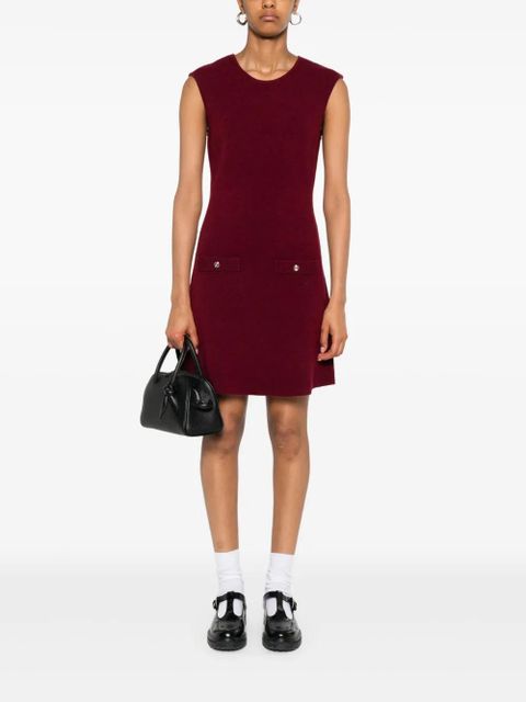 Maje layered mini sweater dress