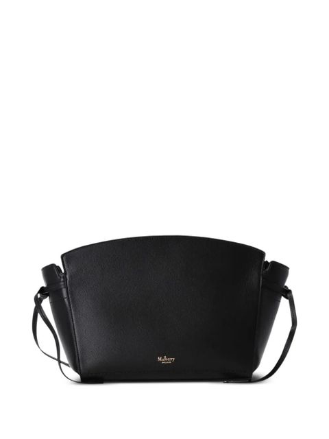 Mulberry micro Clovelly logo-stamp cross body bag - Black