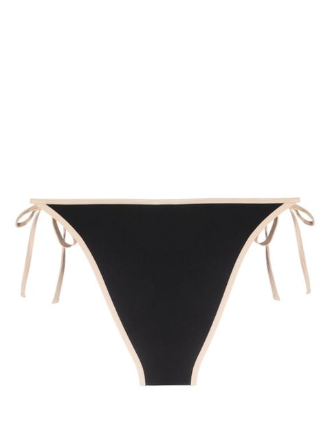 TOTEME Stripe Tie bikini bottoms - Black - zdjęcie produktu nr 2