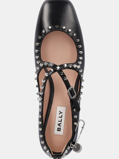 Bally baleriny kolor czarny WA051M