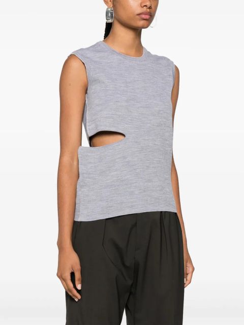FENDI FF-motif tank top - Grey