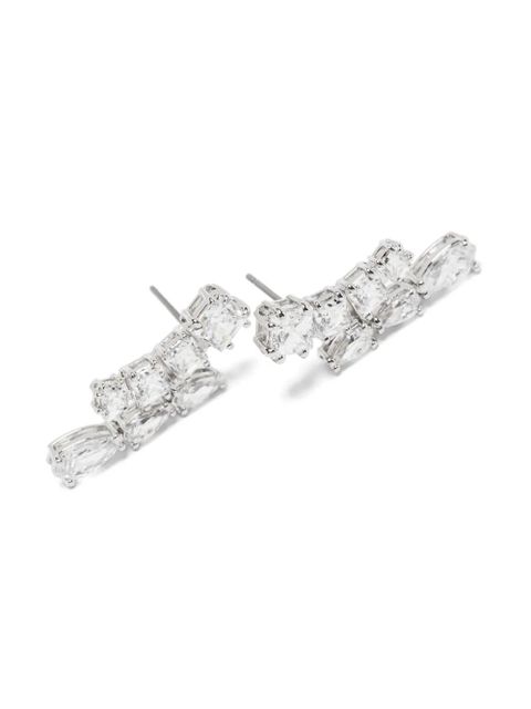 Swarovski Matrix drop earrings - Silver