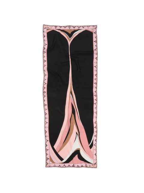 PUCCI Fari print crepe de chine stole - Black - zdjęcie produktu nr 1