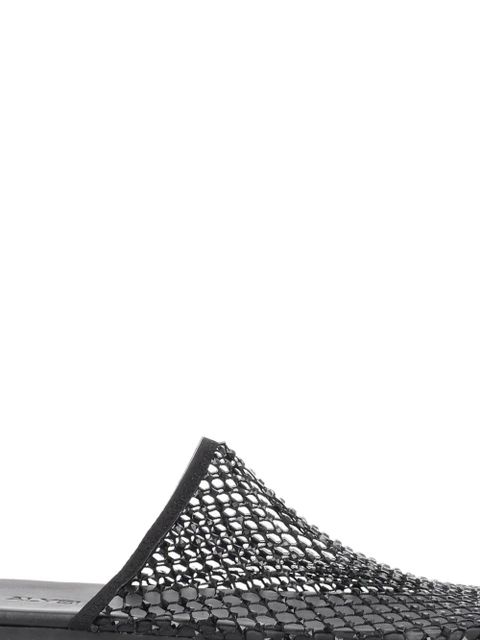 Alysi mesh-embellished flat mules - Black - zdjęcie produktu nr 2