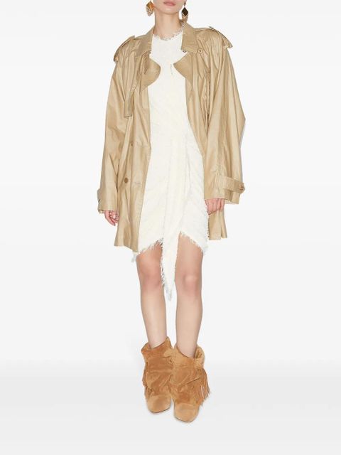 ISABEL MARANT Franny trench coat - Neutrals