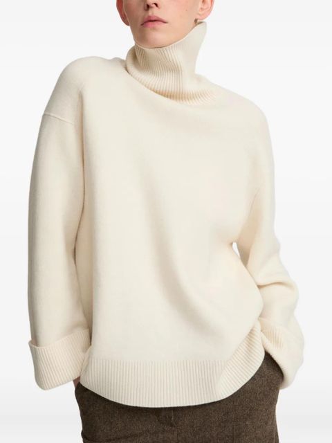 Yves Salomon turtleneck sweater - White - zdjęcie produktu nr 2