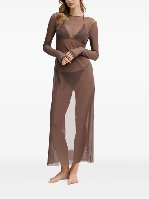 Bond-eye Gisele long-sleeved midi dress - Brown - zdjęcie produktu nr 1