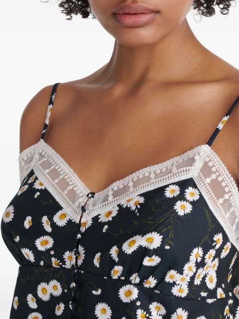 ERES Toi floral-print pajama top - Black - zdjęcie produktu nr 2