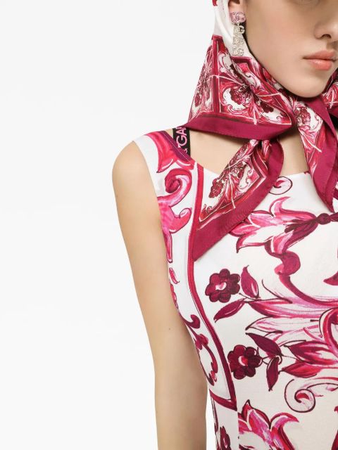 Dolce & Gabbana logo drop earrings - Silver - zdjęcie produktu nr 2