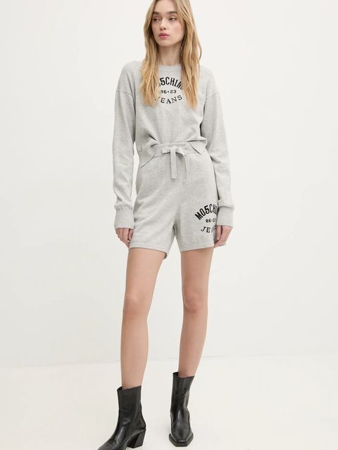 Moschino Jeans szorty bawełniane - zdjęcie produktu nr 2