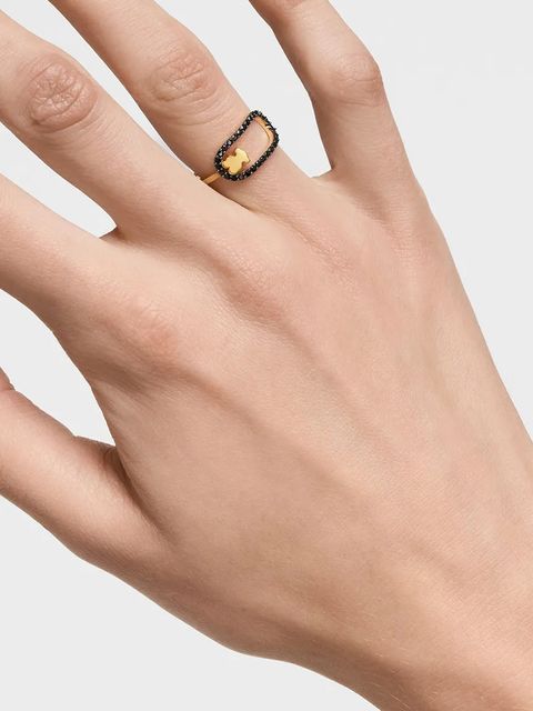 Tous pierścionek pozłacany