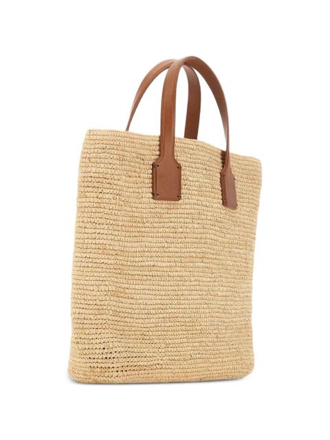 DRAGON DIFFUSION x Sovani Sacha leather-trim tote bag - Neutrals