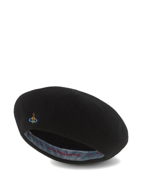 Vivienne Westwood Orb-embroidered hat - Black - zdjęcie produktu nr 2