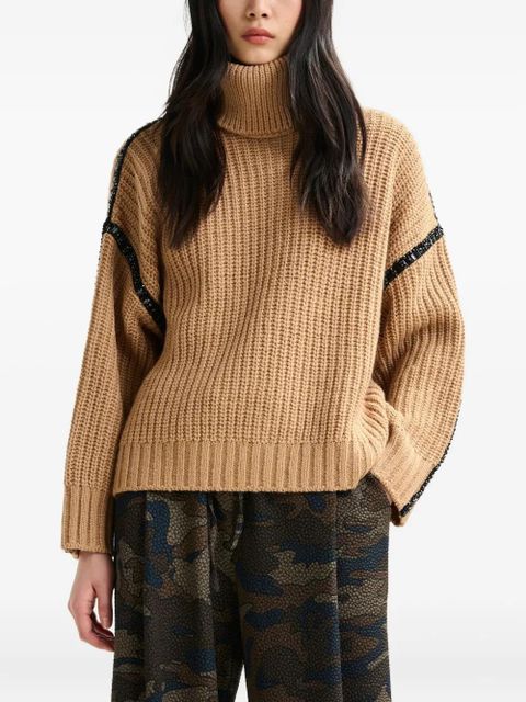 Essentiel Antwerp Indsay crystal-embellishment sweater - Neutrals