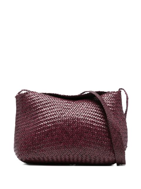 DRAGON DIFFUSION woven leather shoulder bag - Purple - zdjęcie produktu nr 1