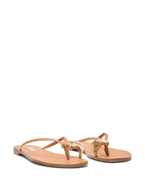 Casadei Soraya leather sandals - Neutrals - zdjęcie produktu nr 2