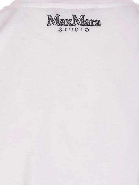 Max Mara logo-print T-Shirt - White