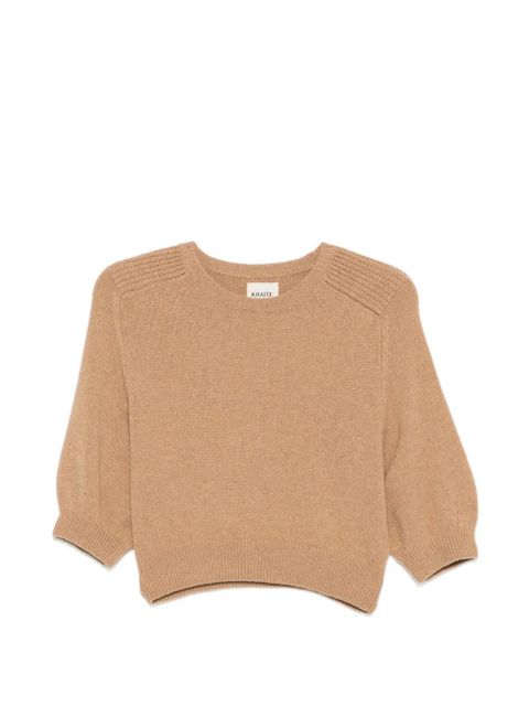 KHAITE Lorelai crew-neck sweater - Neutrals - zdjęcie produktu nr 1