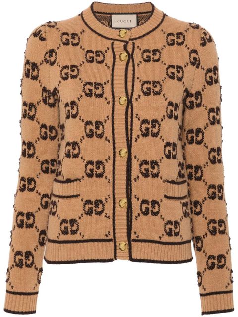Gucci GG jacquard cardigan - Neutrals - zdjęcie produktu nr 1