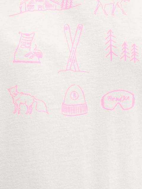 BOGNER Fire+Ice t-shirt bawełniany LOTTE damski kolor biały 54527308