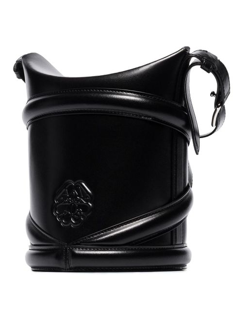 Alexander McQueen The Curve bucket bag - Black