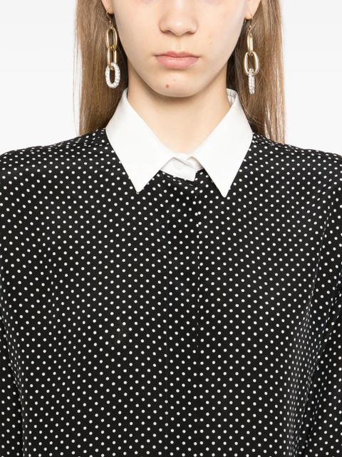 TOM FORD polka dot shirt - Black