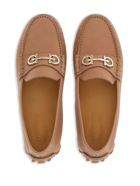 Ferragamo Odilia leather loafers - Neutrals