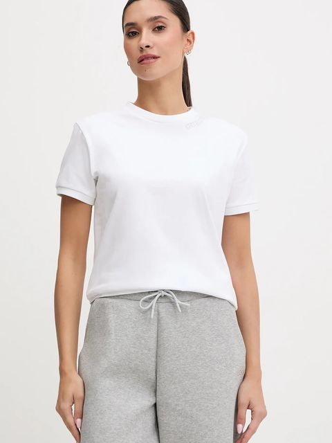 Guess t-shirt bawełniany CLELIA damski kolor biały V5BI12 K8FQ4 - zdjęcie produktu nr 1