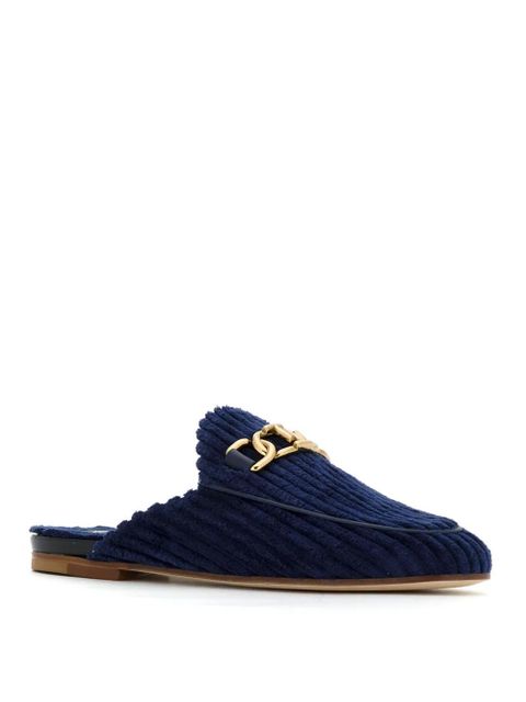 Tod's chain-detail slippers - Blue - zdjęcie produktu nr 2