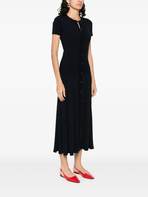 SANDRO knitted midi dress - Blue