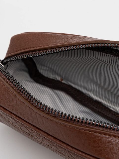 Weekend Max Mara nerka skórzana CISA kolor brązowy 2525516105600