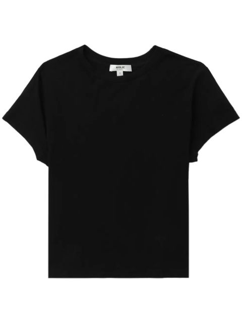 AGOLDE Adine cotton T-shirt - Black - zdjęcie produktu nr 1