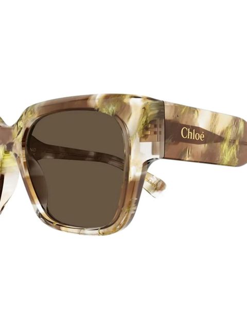 Chloé Eyewear square-frame sunglasses - Brown
