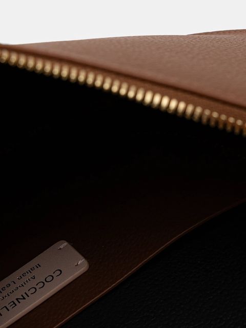 Coccinelle torebka skórzana COCCINELLESUNUP kolor brązowy E1.QKF.13.02.01