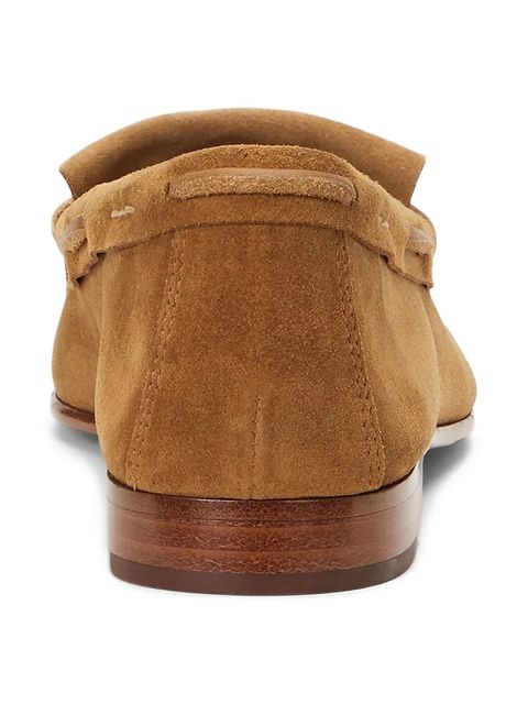 Polo Ralph Lauren mokasyny skórzane Soft Loafer damskie kolor beżowy na płaskim obcasie 818942648003 - zdjęcie produktu nr 2