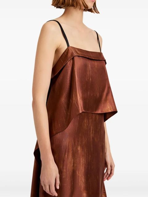 Proenza Schouler Wilma midi dress - Brown