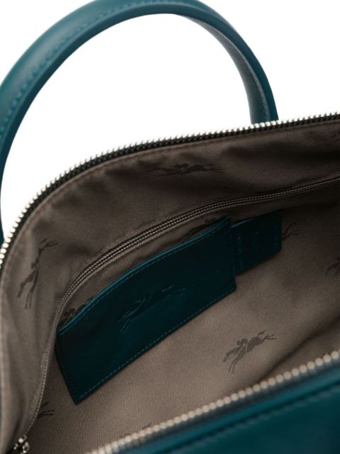 Longchamp large Daylong leather tote bag - Blue