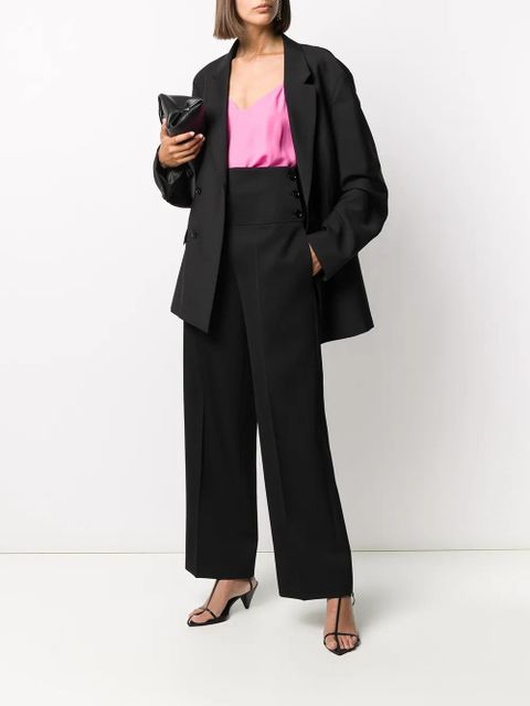 Jil Sander wide-leg tailored trousers - Black - zdjęcie produktu nr 2