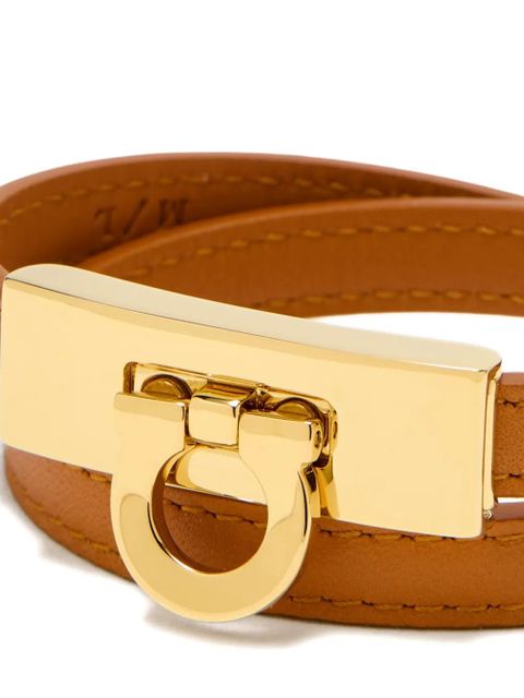 Ferragamo double strap lock bracelet - Gold
