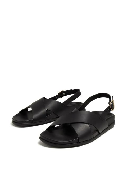 Ancient Greek Sandals Ikesia sandals - Black