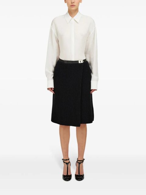 Ferragamo Gancini-print shirt - White - zdjęcie produktu nr 2