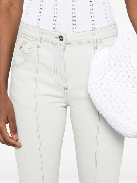 Blumarine skinny jeans - Neutrals