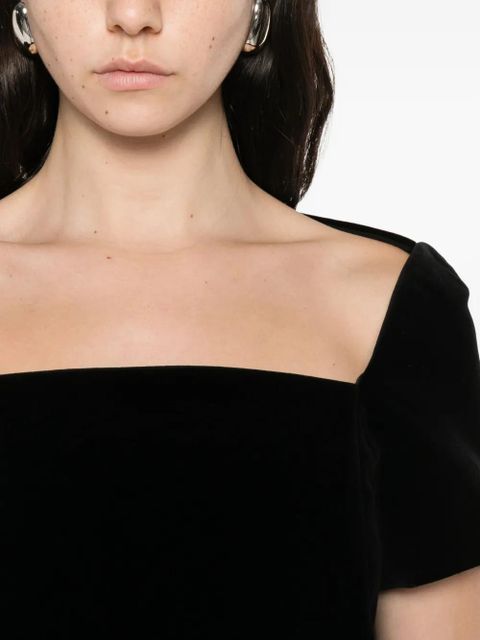 KHAITE Benji mini dress - Black