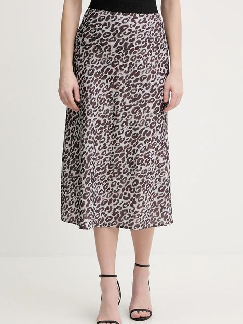 Joop! spódnica kolor brązowy midi rozkloszowana 30100089 - zdjęcie produktu nr 1