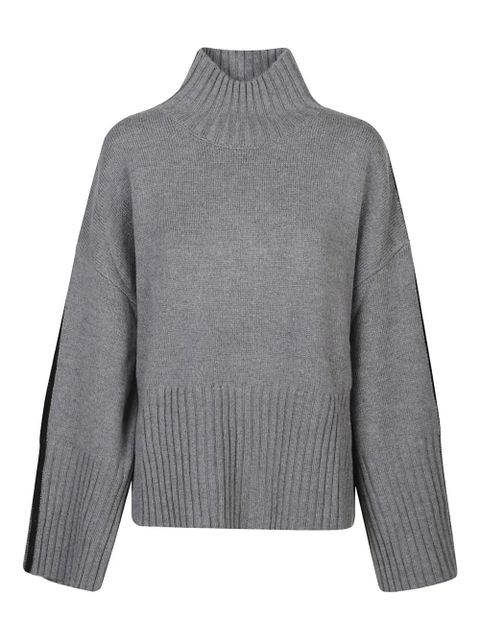 PINKO side-stripe sweater - Grey - zdjęcie produktu nr 1