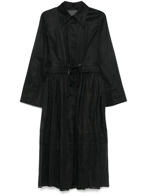 Jil Sander cotton midi dress - Black - zdjęcie produktu nr 1